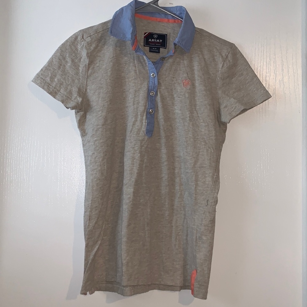 Ariat Women's Gray Polo Shirt